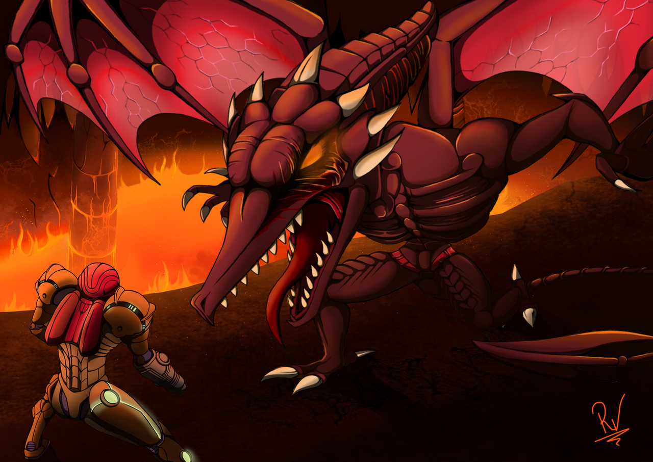 Sans Vs Ridley Samus VS Ridley by RobV01 on DeviantArt