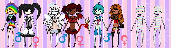 **~OPEN~** Adopt Sheet SAVE 50-100 points TWO LEFT by CielPhanomhive