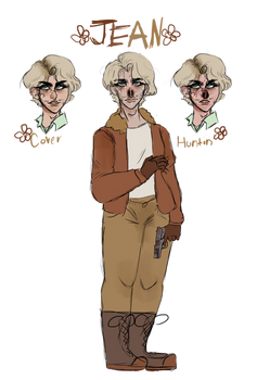 Jean Nelson Ref Sheet(Horror/cp oc)