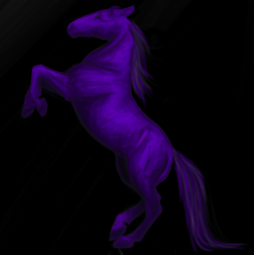 Purple horsieeee