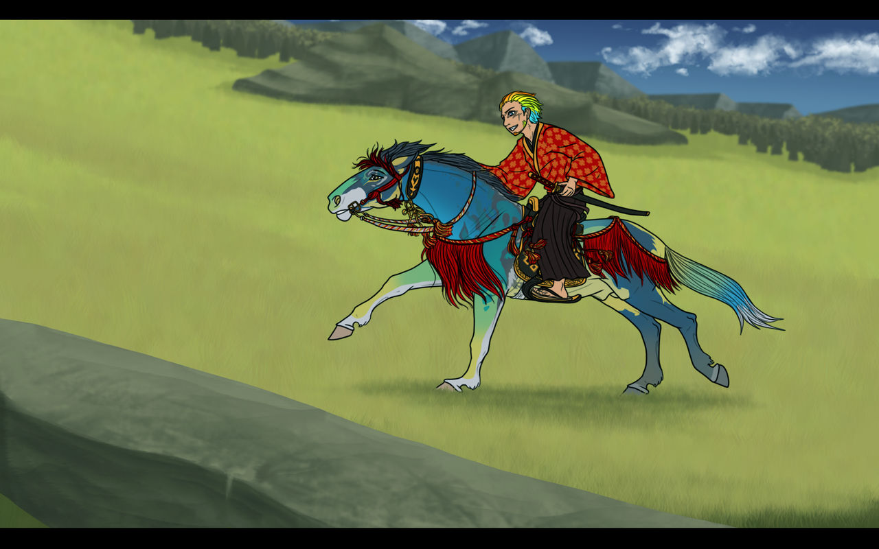 Samurai Parallel Races Race The Land by samuRAI-same on DeviantArt