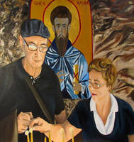Portrait of my Parents at the Monastery of St.Naum