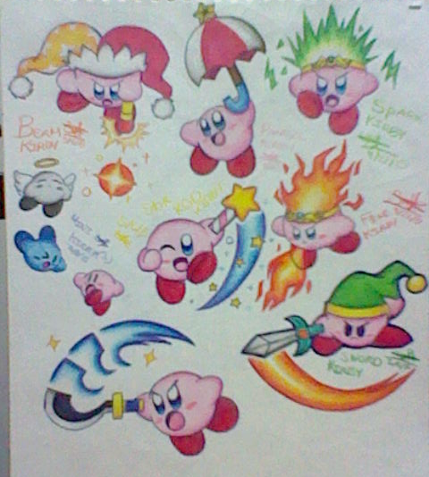 A buncha Kirbys here and there