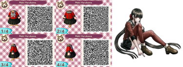 ACNL QR Code 38 - Maki Harukawa