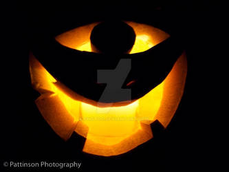 Lit Pumpkin