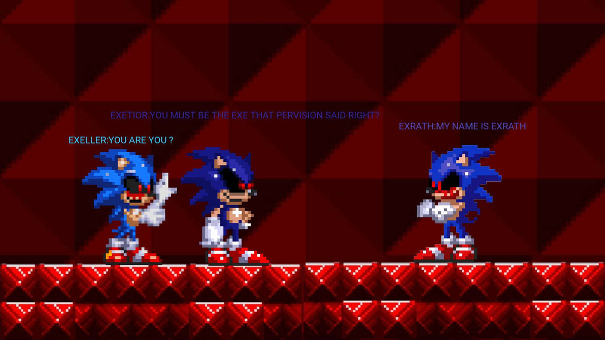 EXETIOR AND EXELLER MEETS EXRATH by Tailsthehedgehogsoni on DeviantArt