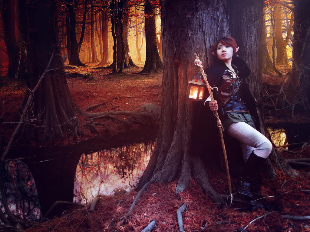 Elf Cosplay Photoshoot1 + Photomanipulation by ledious on DeviantArt