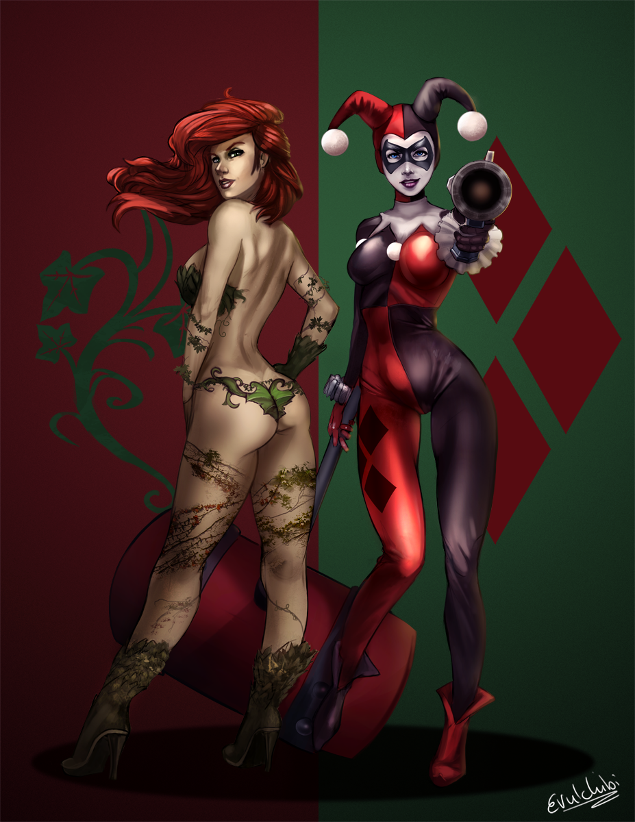 Poison Ivy x Harley Quinn