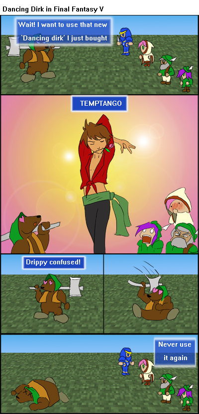 Final Fantasy S V Dancing Dirk By Solidjb On Deviantart