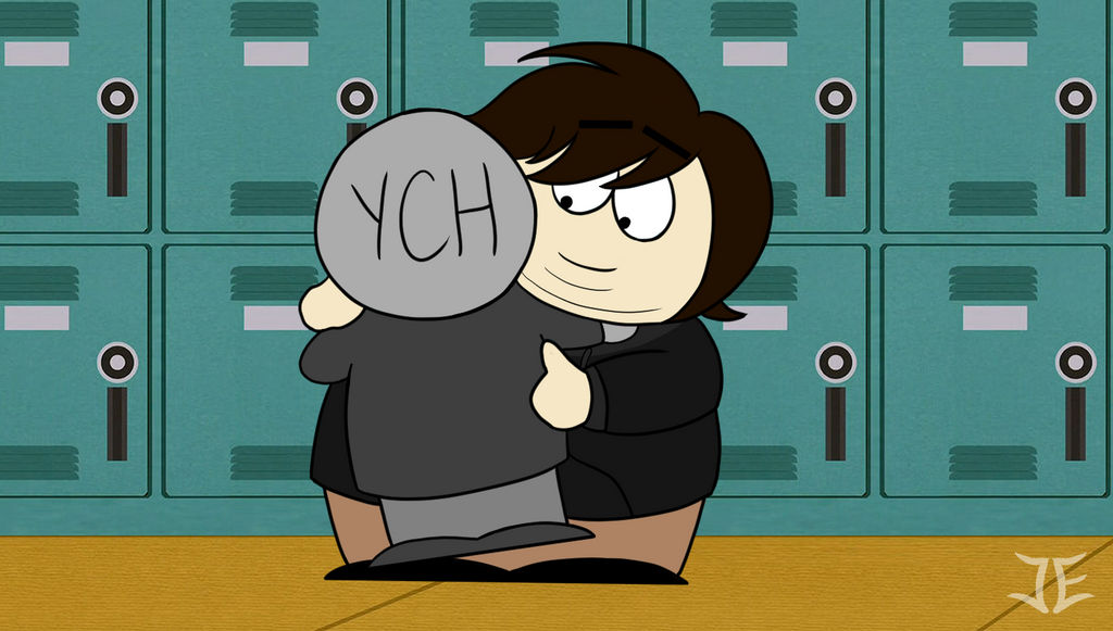 YCH Hugging Byron by Johnny-Ether on DeviantArt