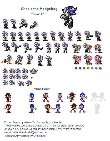 Metal Sonic Sprite Sheet by nicogamer337 on DeviantArt