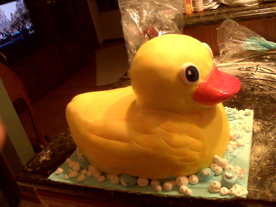 Rubber Ducky Cake