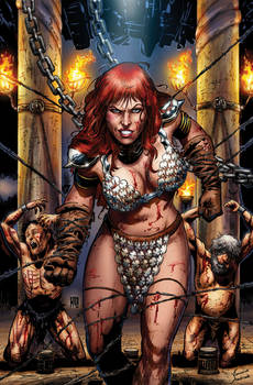 Red Sonja 73 cover color