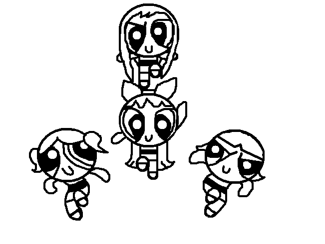PPG - The day is saved! - Lineart