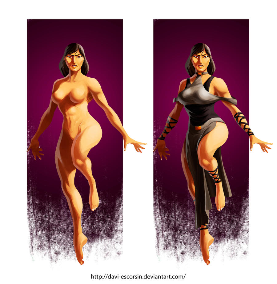 Dragon Woman - human form