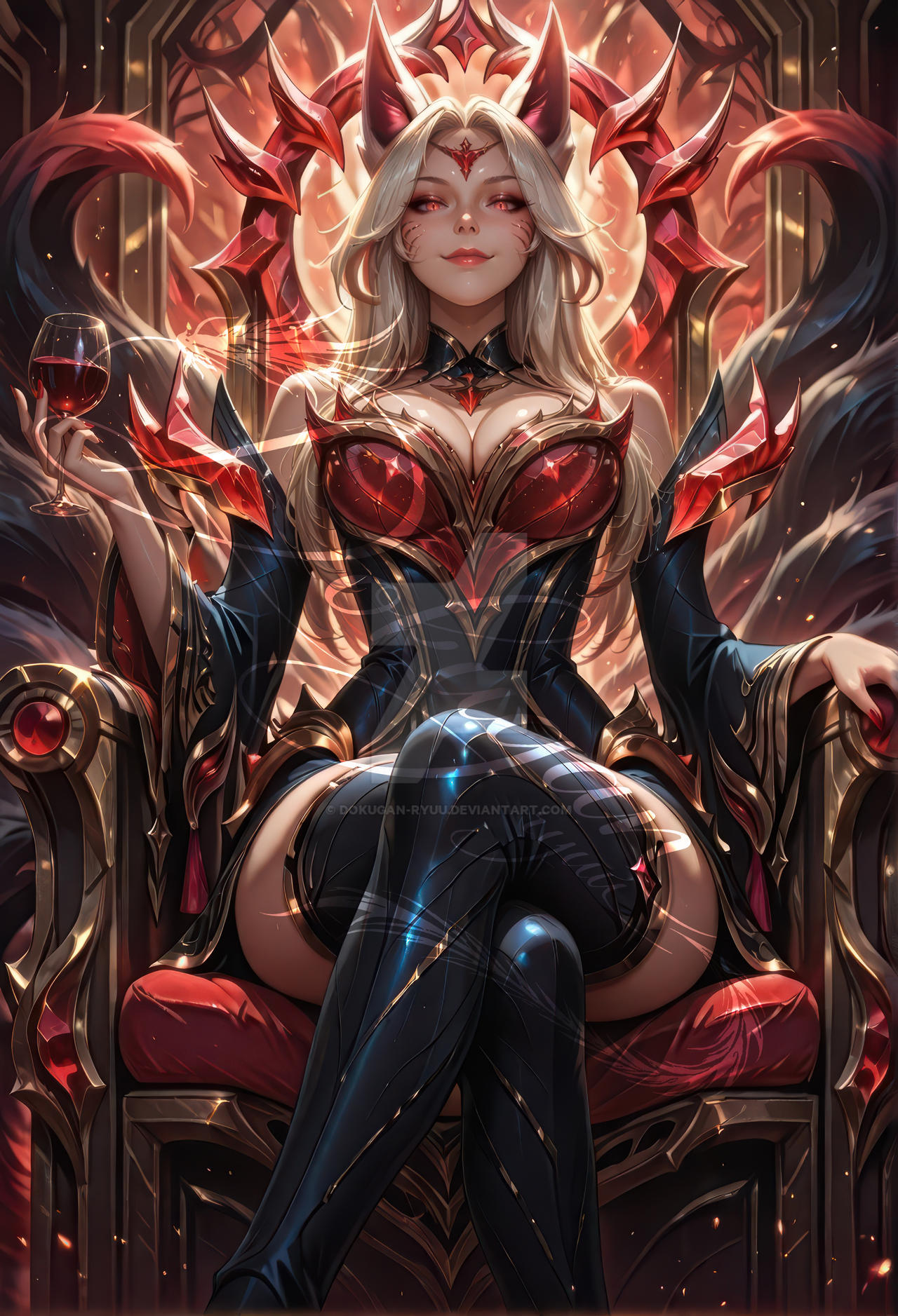 Mythmaker Ahri Ahri Immortalized by Dokugan-ryuu on DeviantArt