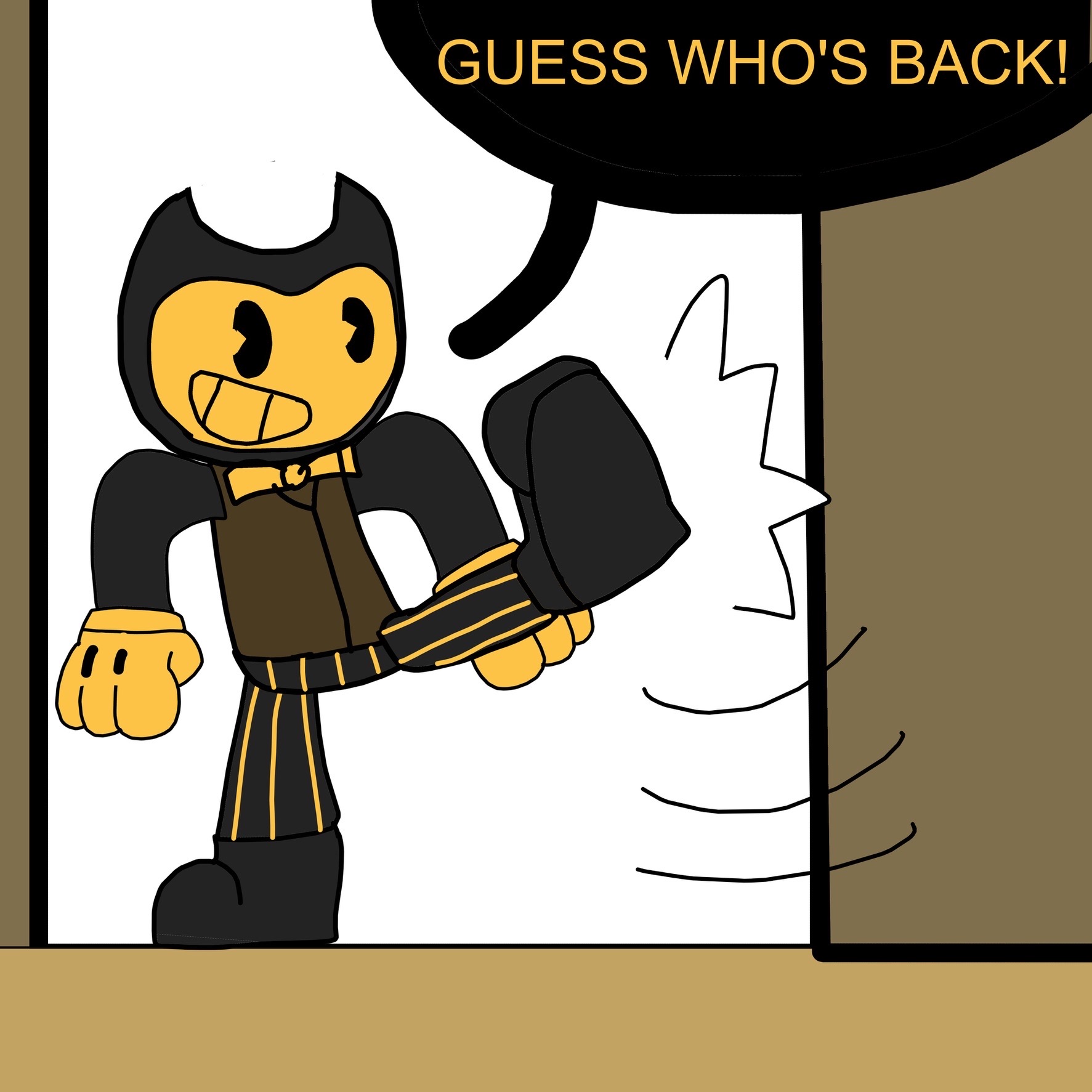 Norman and Sammy (Bendy and the Ink Machine) by xShadowtoonsx on