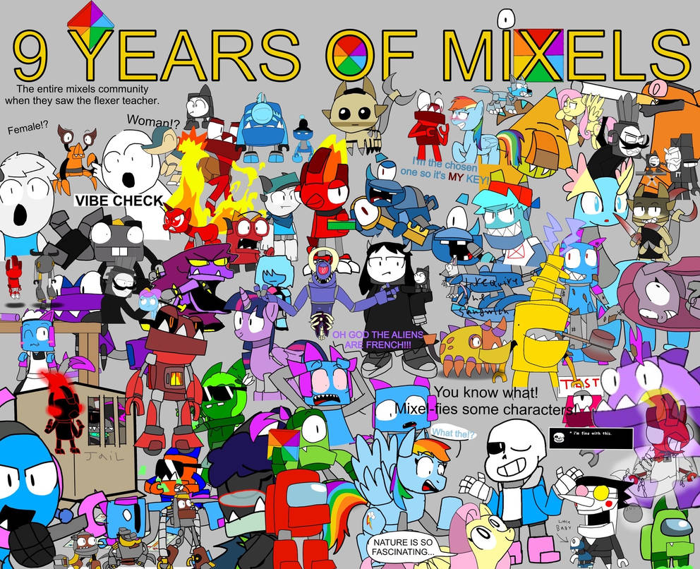 9 Years of Mixels by Sketchyboi25 on DeviantArt
