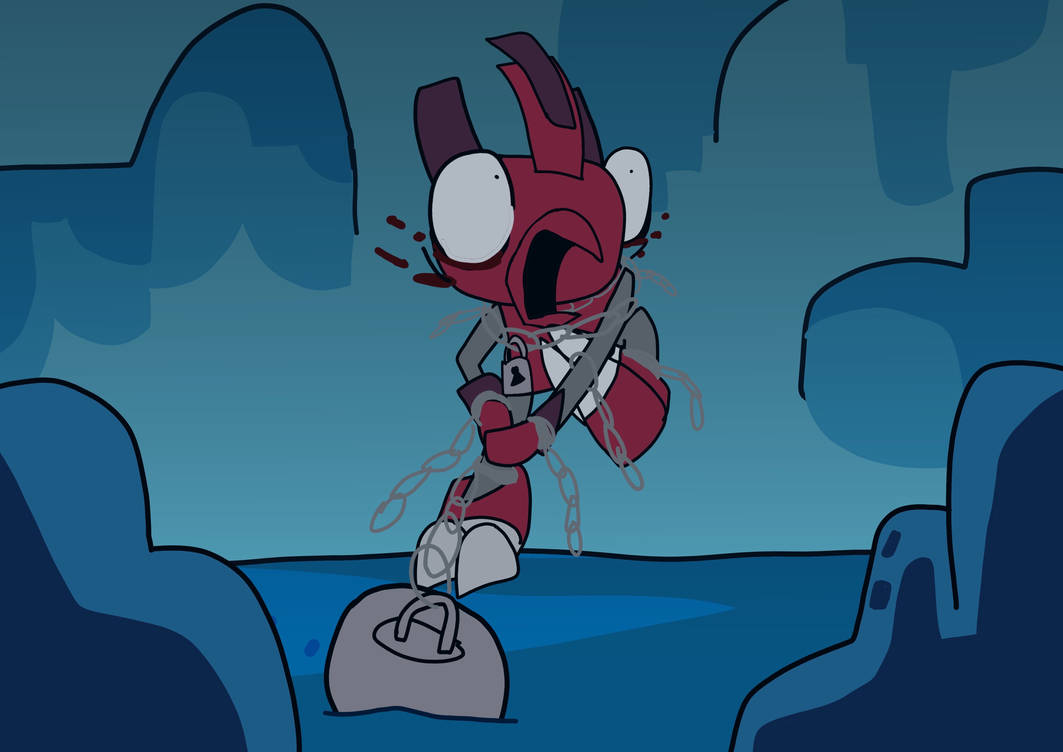 Below the depths but its Twisted Mixels Flain by Sketchyboi25 on DeviantArt