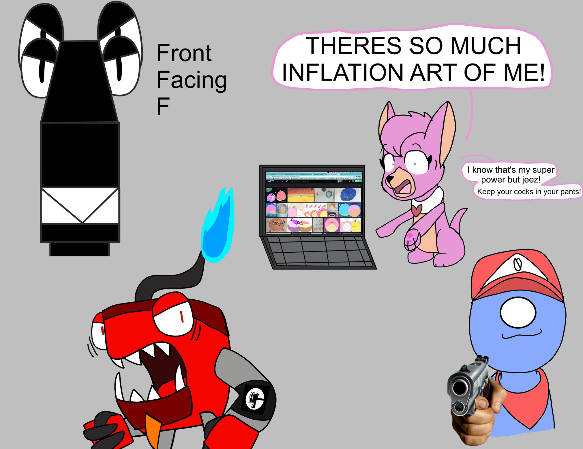 4 random characters by Sketchyboi25 on DeviantArt