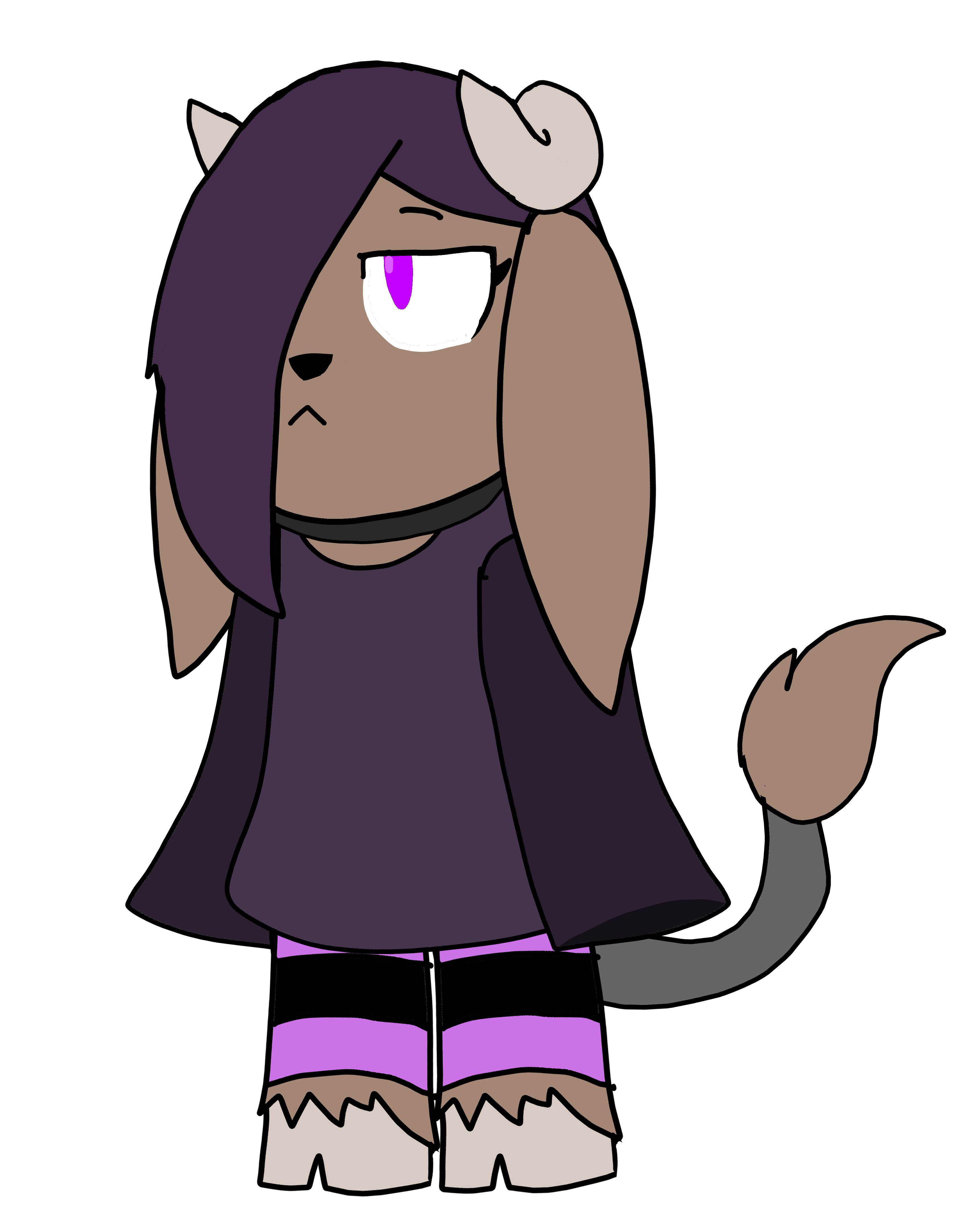 Goatee Goth Goth Goat girl by Sketchyboi25 on DeviantArt