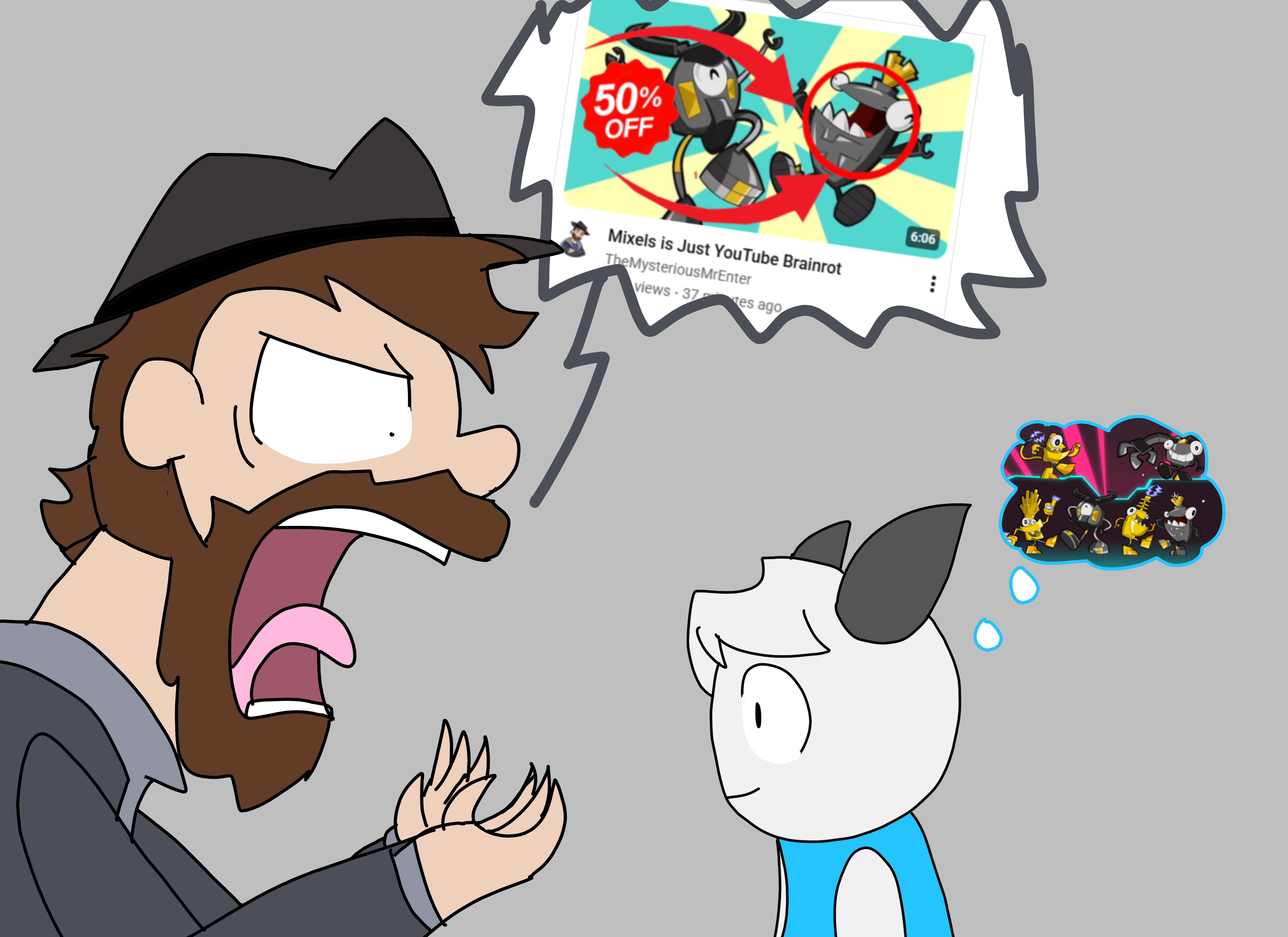 Mr Mixel Me watching themysteriousmrenter's Mixels video by Sketchyboi25 on ...