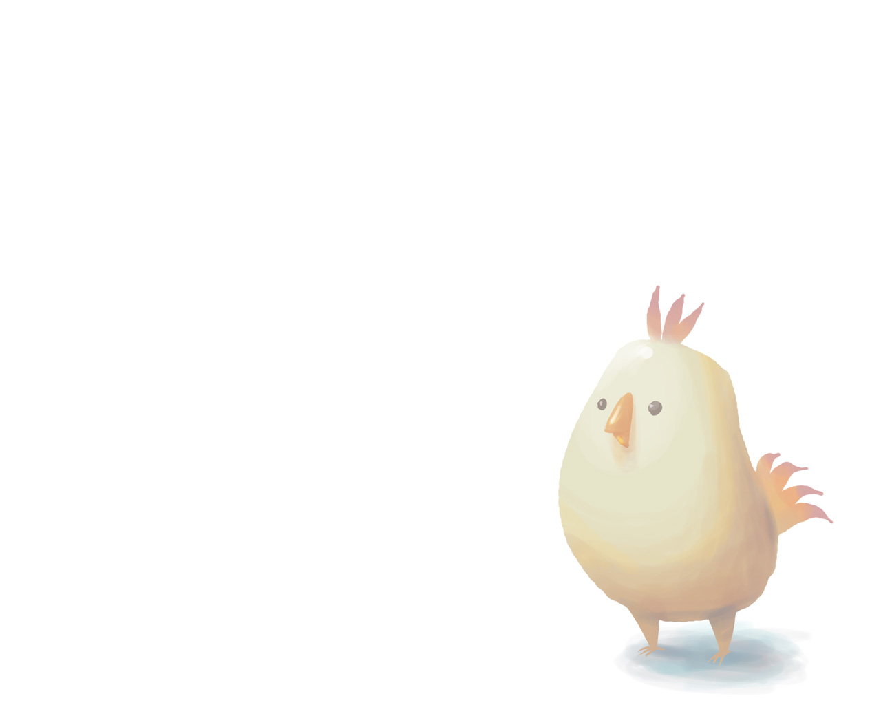 Little Chicky Wallpaper By Kago Woo On Deviantart