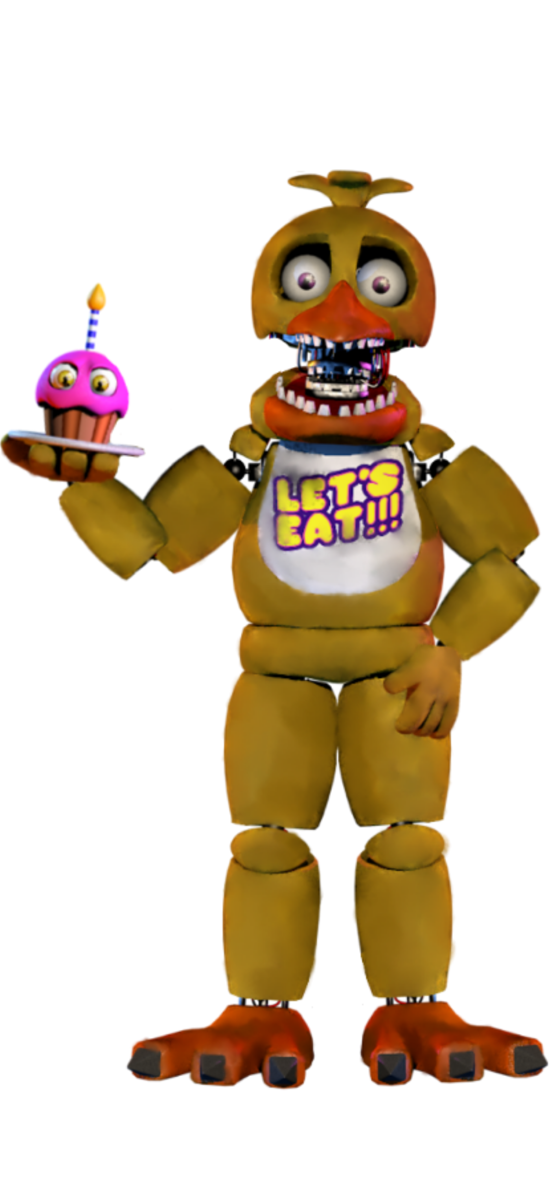 Fnaf 2  Withered Chica by QuelendUnderground on DeviantArt