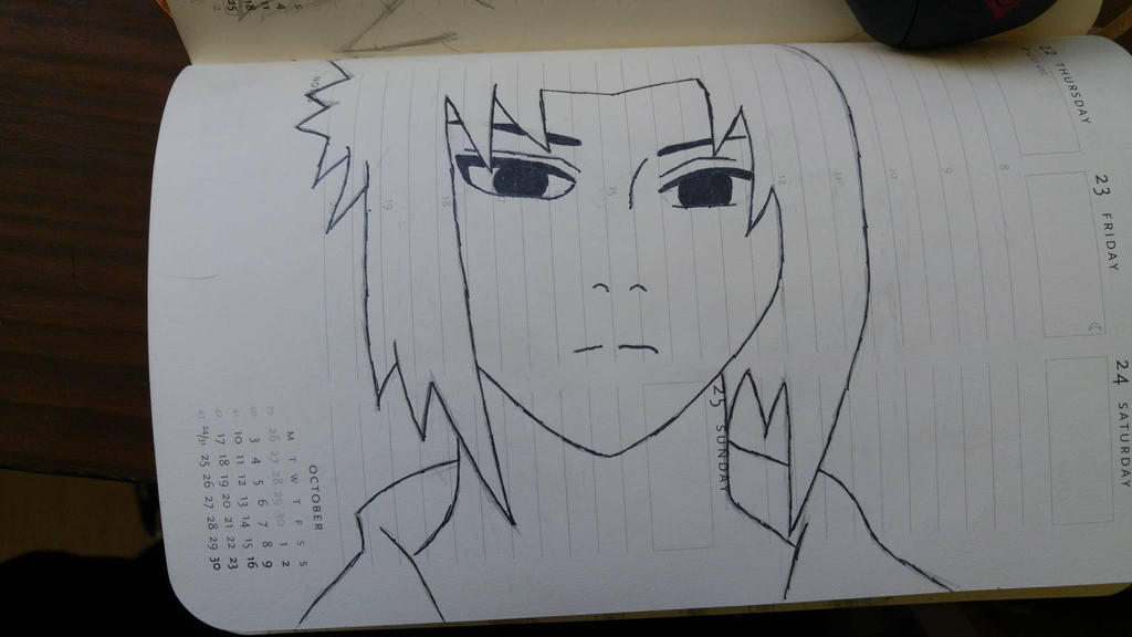 Sasuke Cursive Sasuke by Xeriaz26 on DeviantArt
