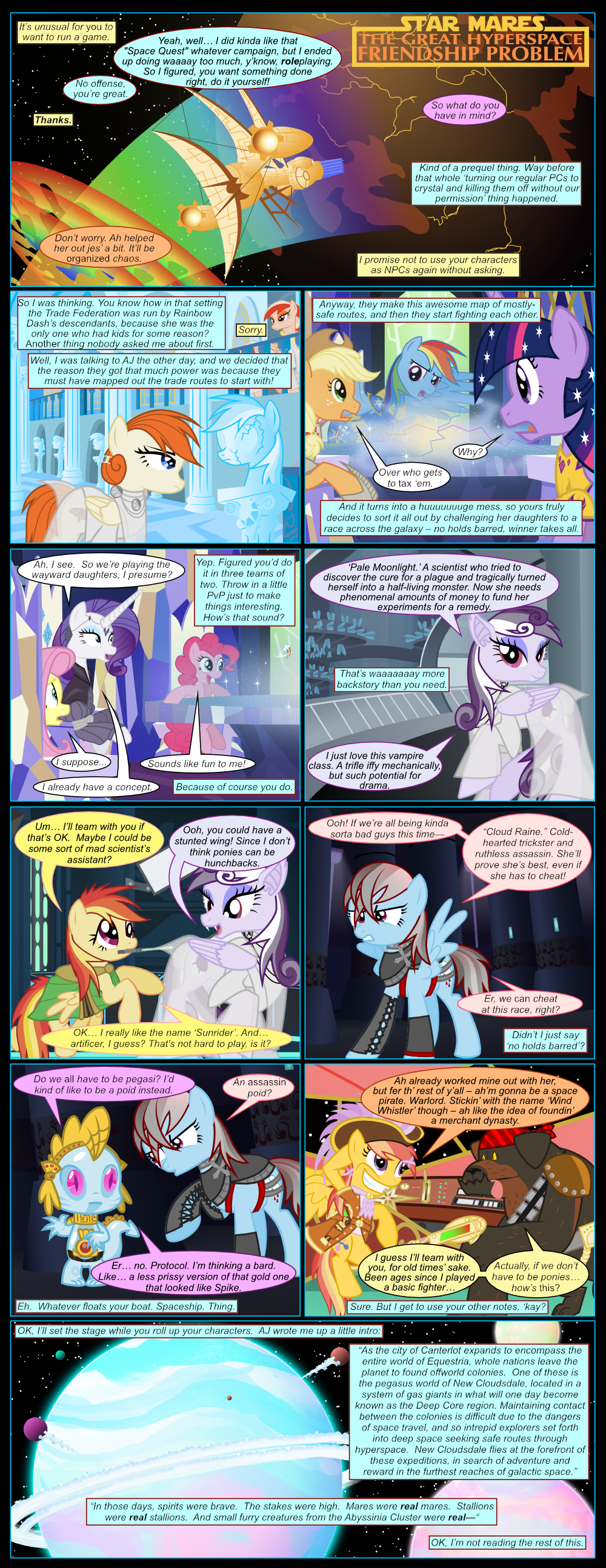 The Great Hyperspace Friendship Problem, Part 1