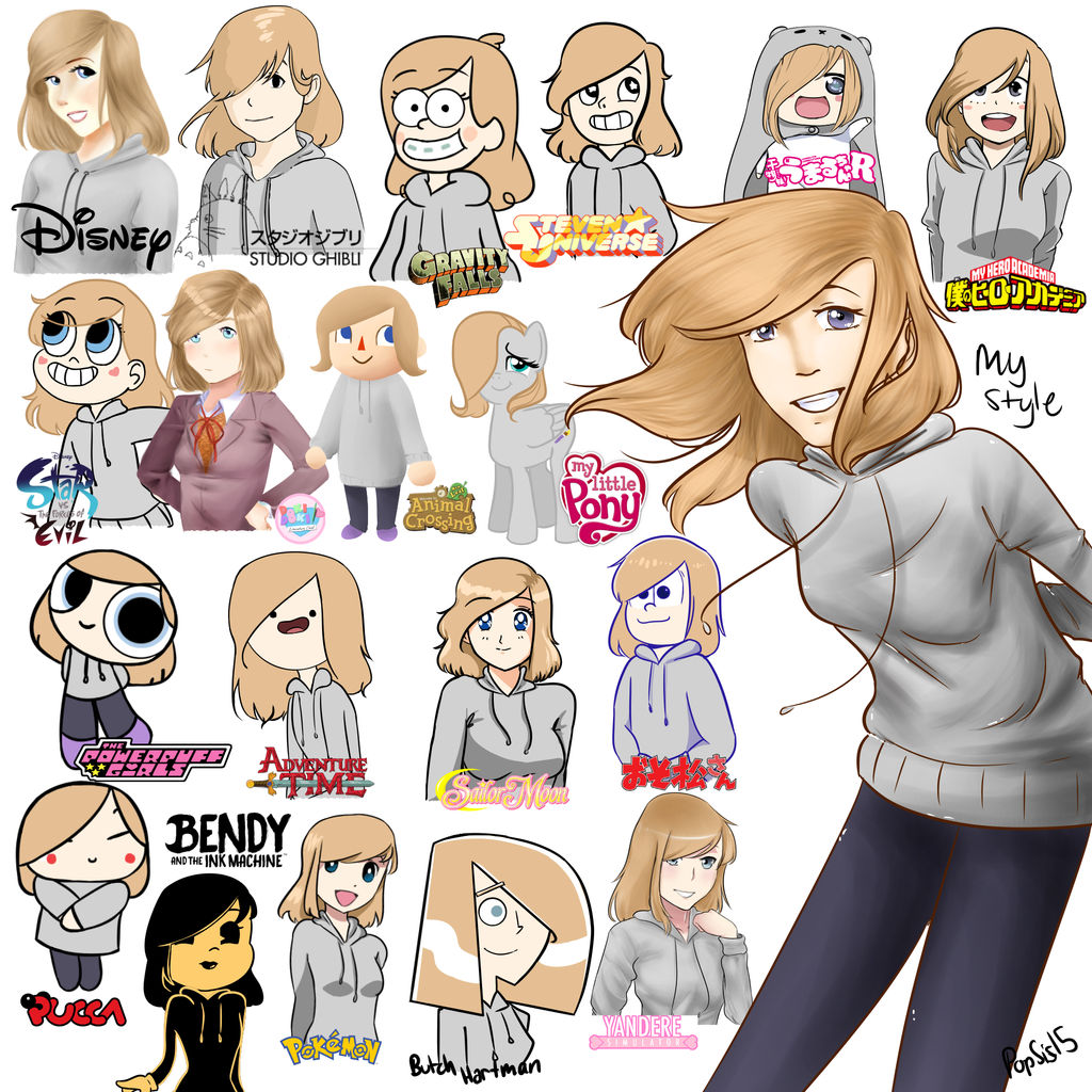 20 Style Art Challenge by popsis15 on DeviantArt