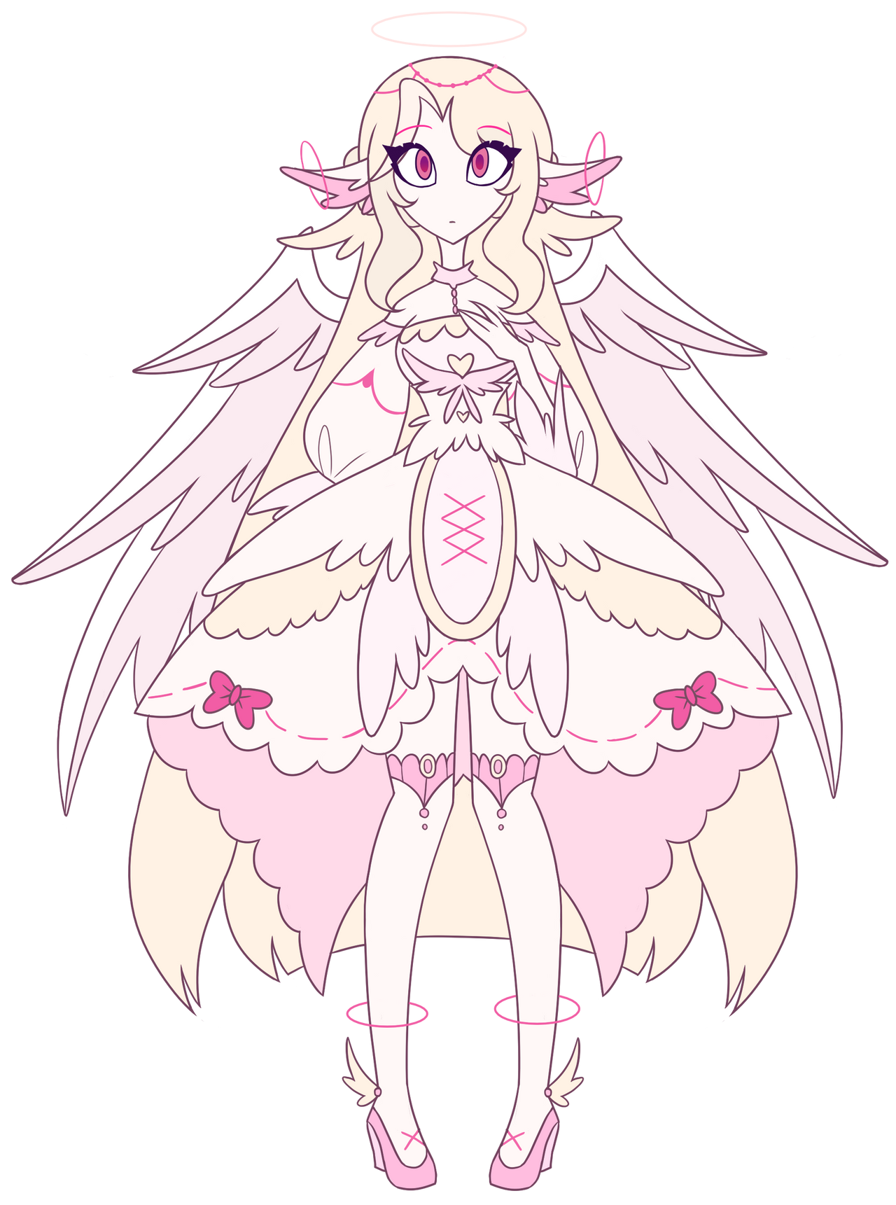 Hazbin hotel angel oc Fay by kokomi9959 on DeviantArt