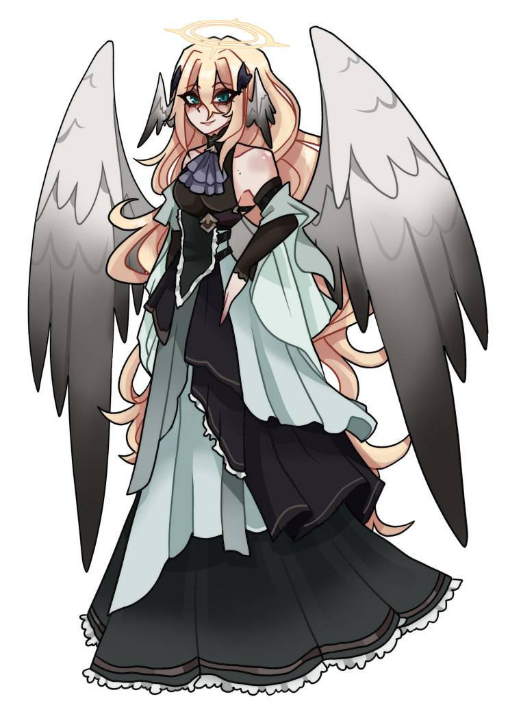 Hazbin hotel Louise angel oc by kokomi9959 on DeviantArt