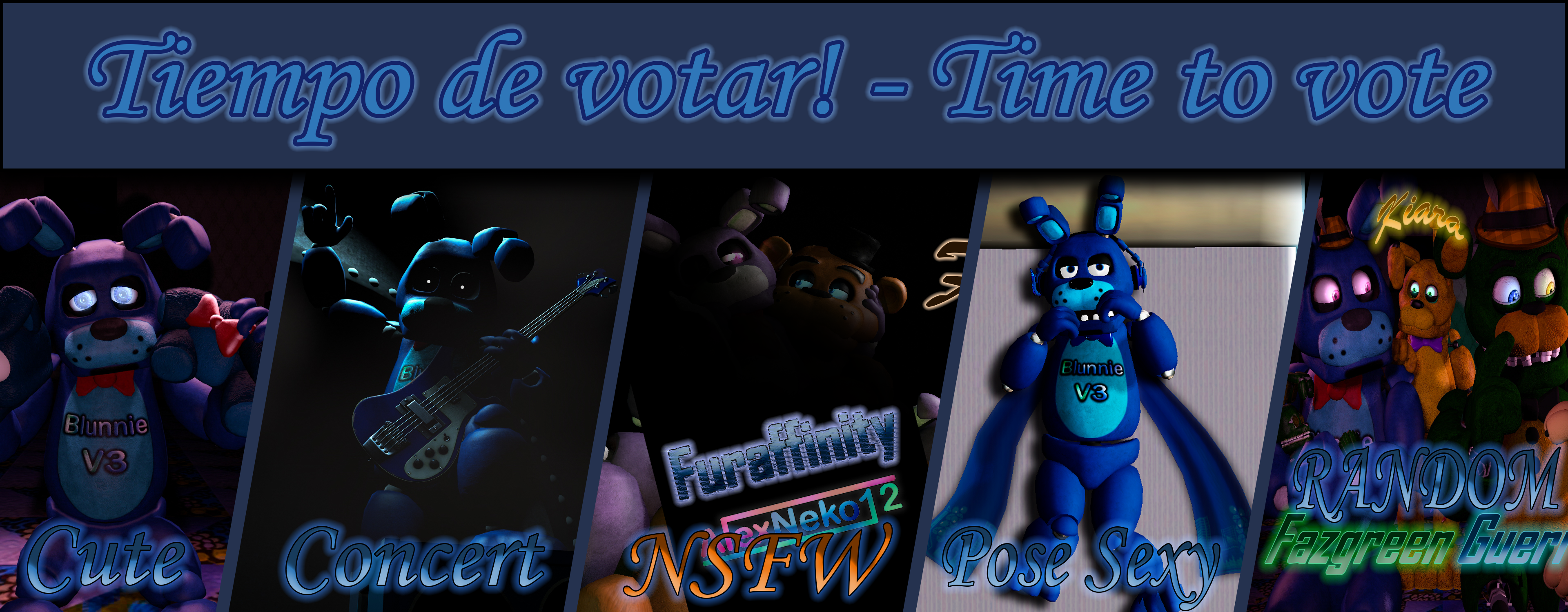 [sfm - Mmd - Fnaf] Time To Vote