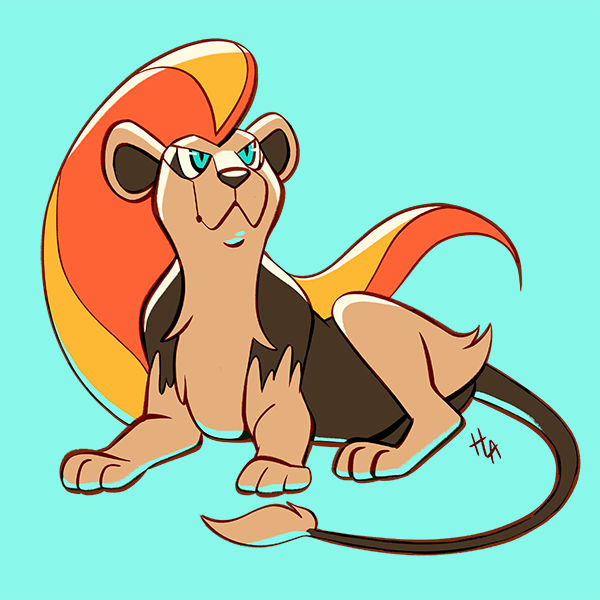 Pyroar by drawhound on DeviantArt