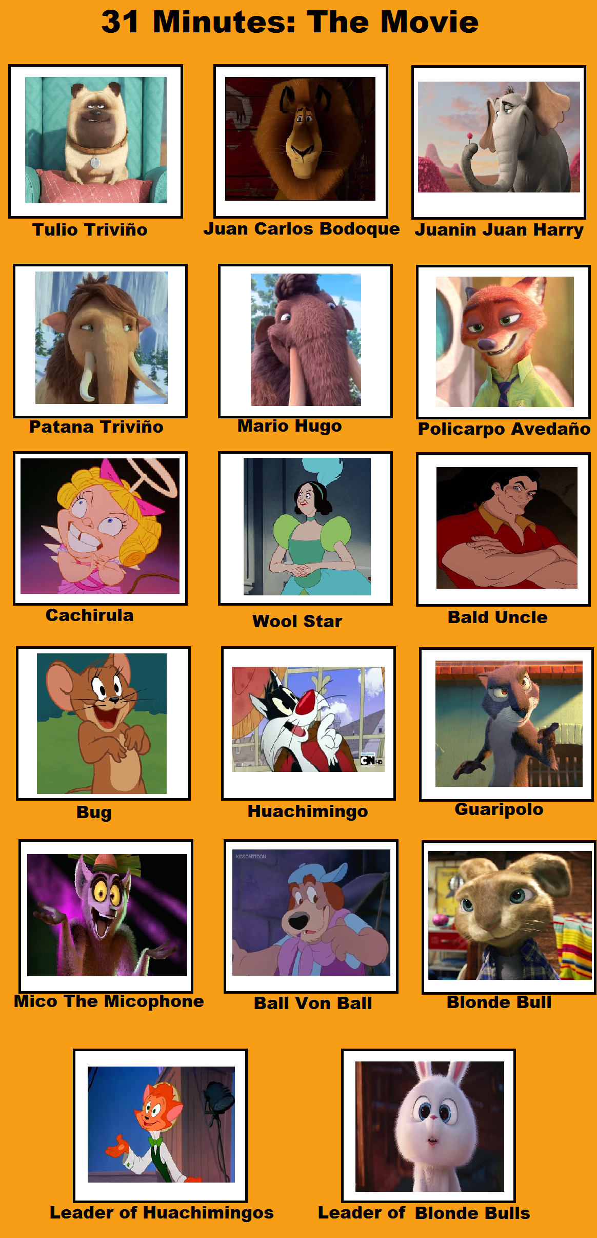 31 Minutes the Movie Cast My version by agus979 on DeviantArt