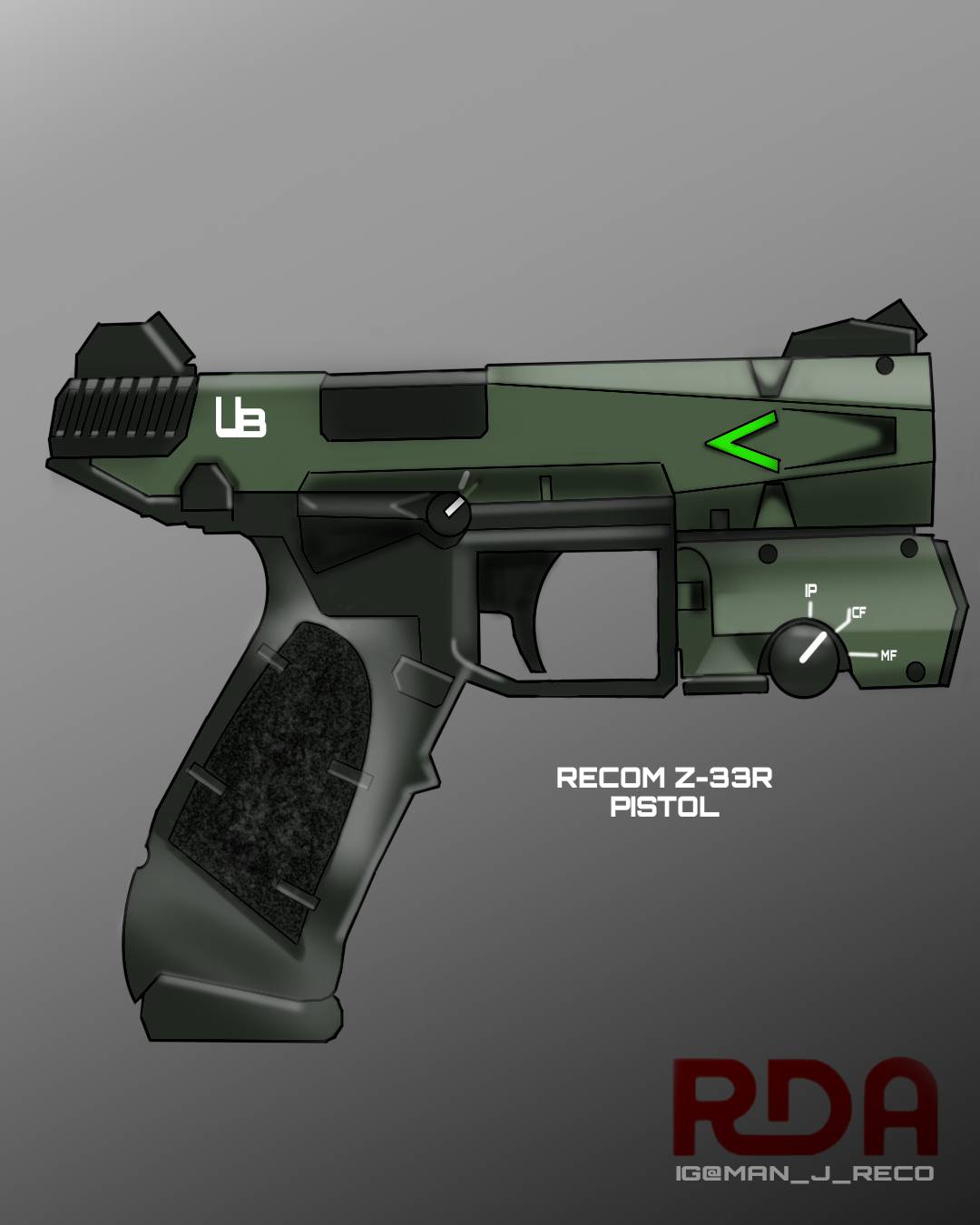 Avatar 2 RECOM Z-33R PISTOL by manjreco on DeviantArt
