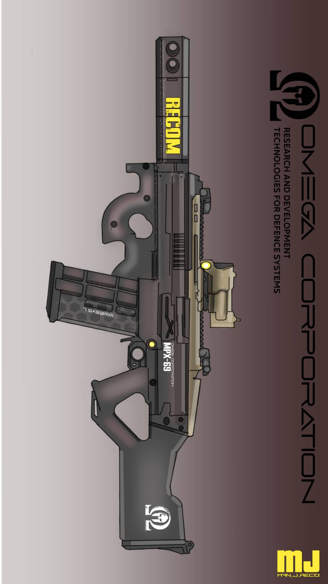MPX-69 Assault Rifle by manjreco on DeviantArt