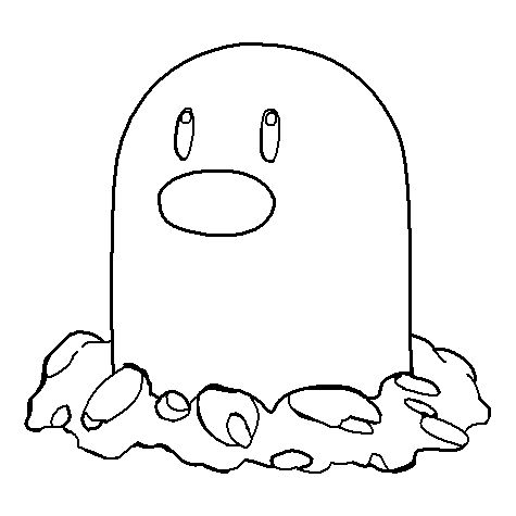 Simple Diglett Draw 050-Diglett Coloring Page by Nikki-M-Garrett on DeviantArt