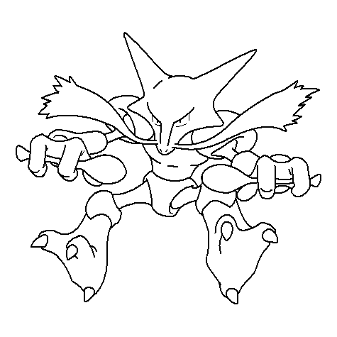 065 Alakazam Coloring Page by Nikki M Garrett on DeviantArt 065 Alakazam Coloring Page by Nikki M Garrett on DeviantArt