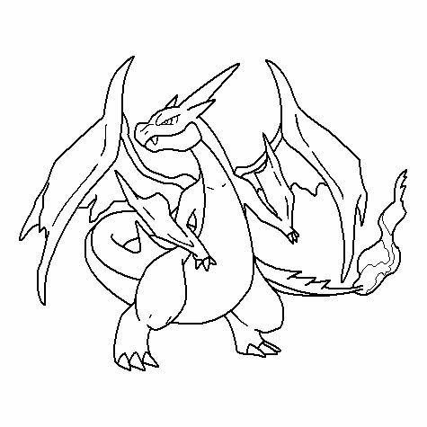 Mega 006-Charizard Y Coloring Page by Nikki-M-Garrett on DeviantArt