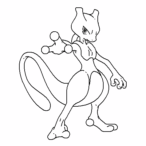 Pokemon Mewtwo Coloring Pages - 2 Free Coloring Sheets (2021