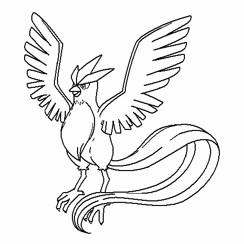 Pokemon Articuno Coloring Pages - Get Coloring Pages