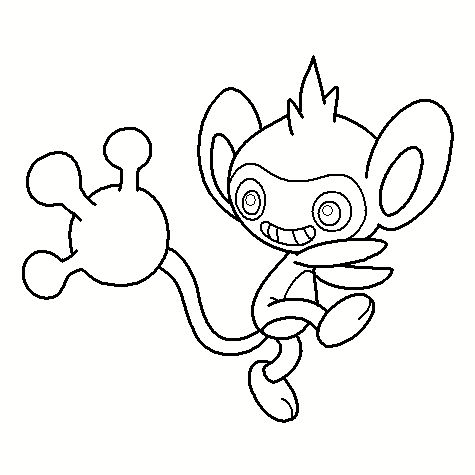 190 Aipom Coloring Page By Nikki M Garrett On Deviantart