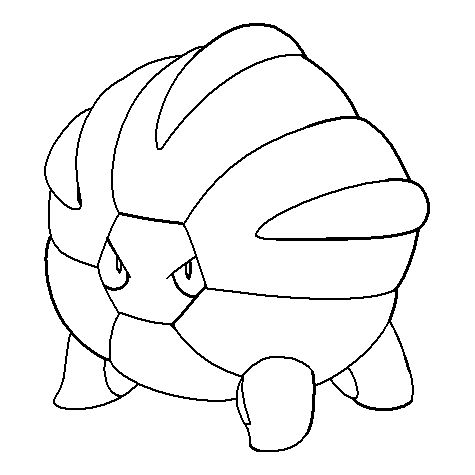 372-Shelgon Coloring Page by Nikki-M-Garrett on DeviantArt
