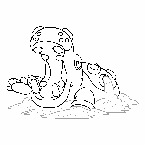 450 Hippowdon (deadmisaki) - Desenho de newpokedex - Gartic