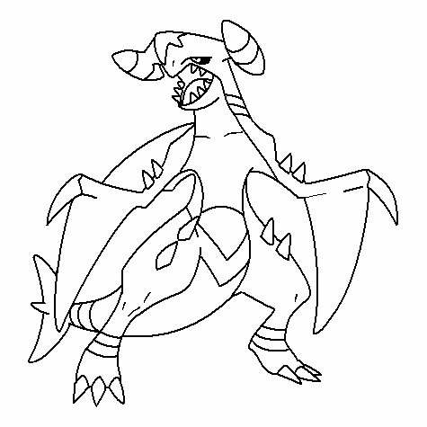 Pokemon Coloring Pages Mega Garchomp – From the thousands of