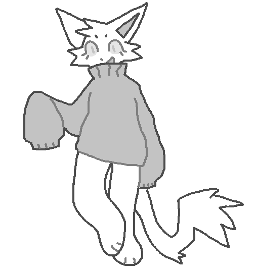 F2U Sweater Cat MS Paint Base! by Benreyy on DeviantArt