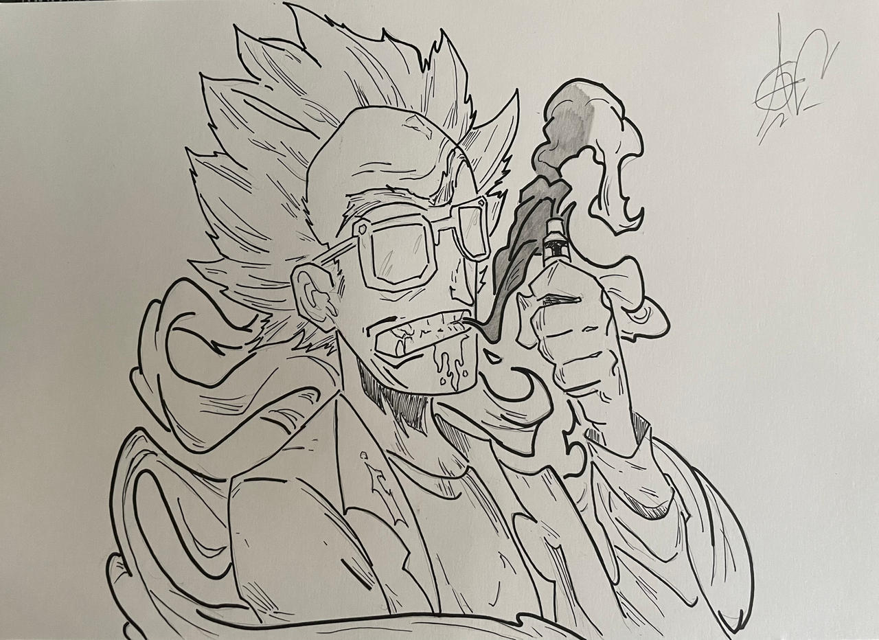 Rick Smocking Smoking Rick by shinigamiace1 on DeviantArt