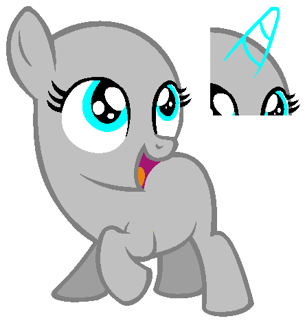 *Squee!*- Filly Earth Pony Base